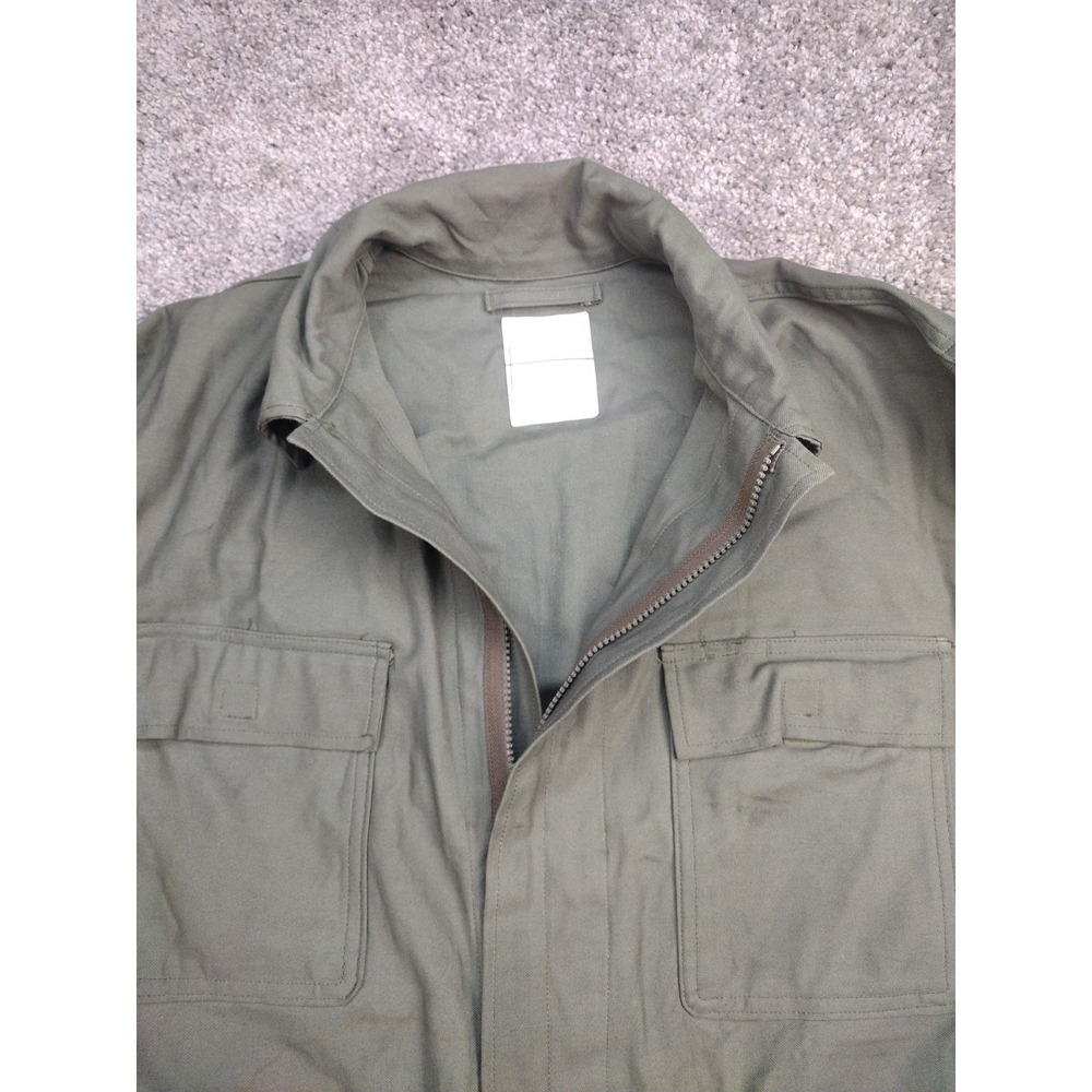 Caribbean Needle Point Coveralls Mens Medium Green Military Uniform VTG USAF - Picture 14 of 16